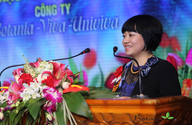 CEO công ty TNHH Botania chị Phạm Thanh Thủy