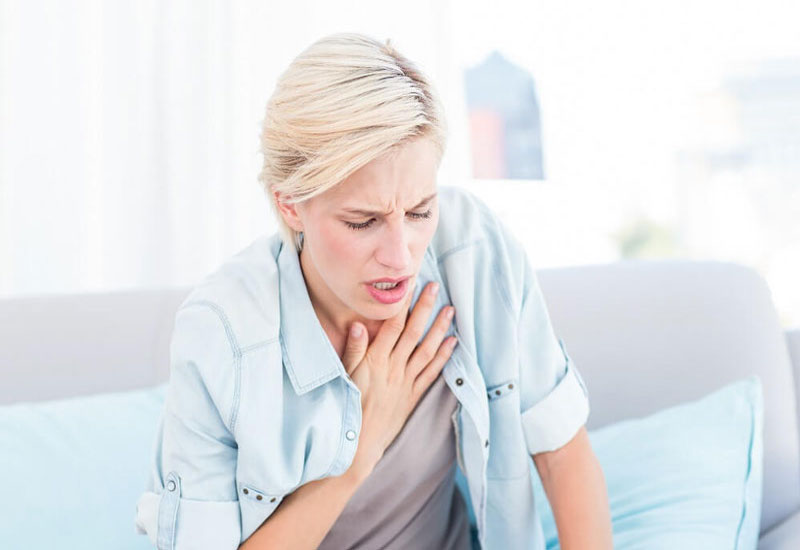 Bệnh nhân nhiễm toan hô hấp thường cảm thấy khó thở.