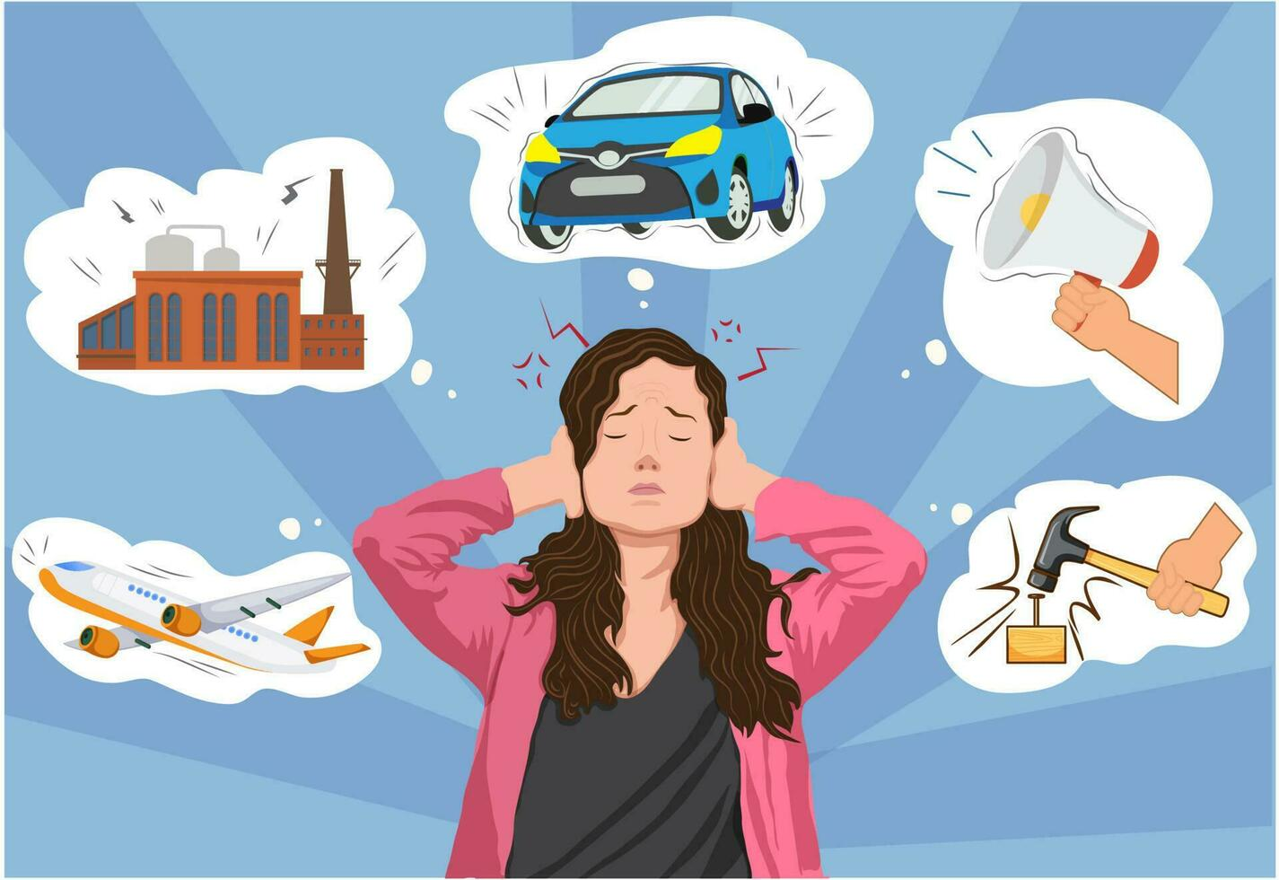 Tiếng ồn làm gián đoạn giấc ngủ.