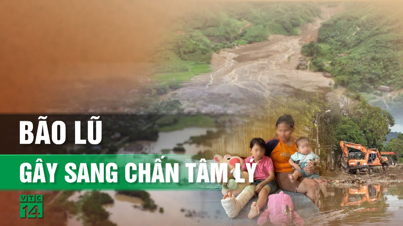 Sau thiên tai, nhiều người bị sang chấn tâm lý.